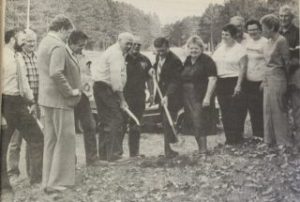 Groundbreaking ceremony for koller library
